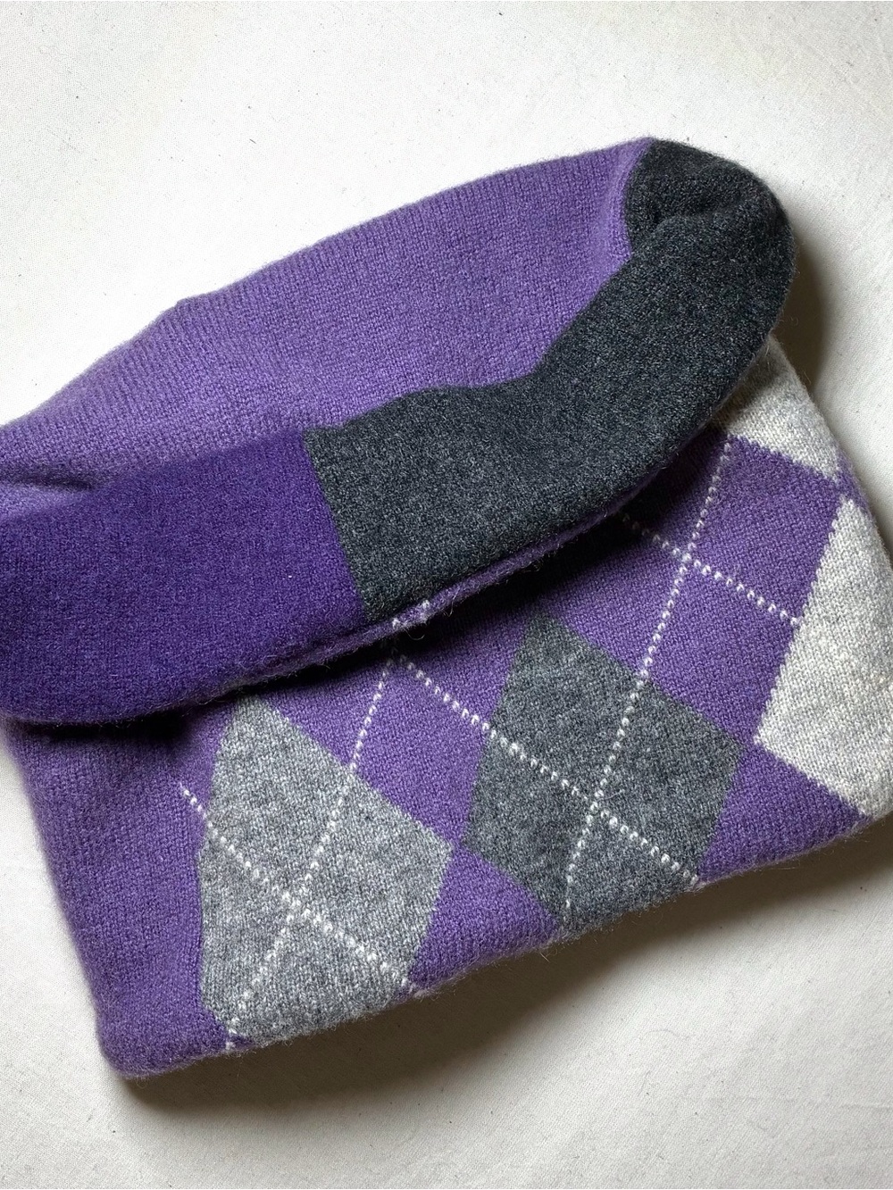 Handmade cashmere neck muff